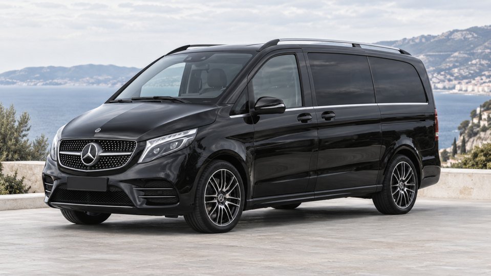 Illustration Mercedes-Benz Classe V sur la Côte d’Azur